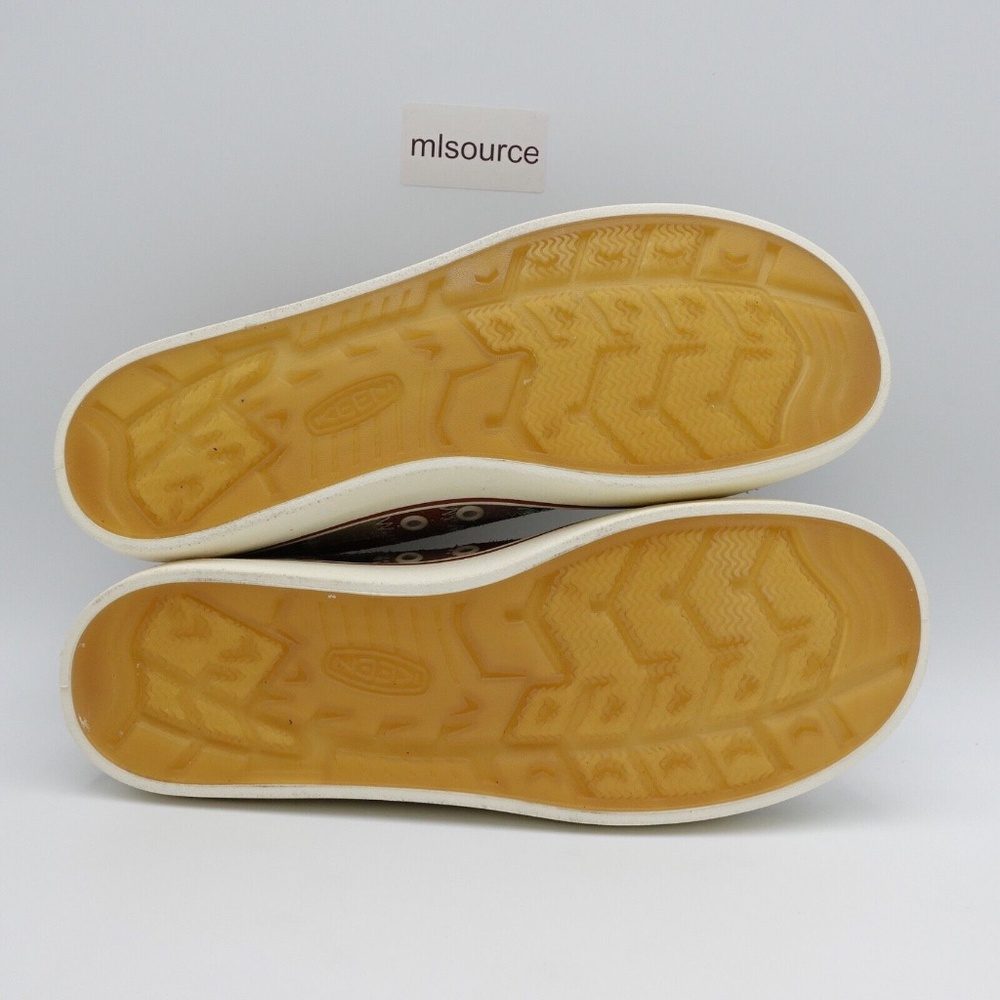 Keen Women's Plaid Low-Top Sneakers in Black, Tan, Rust - Picture 6 of 6